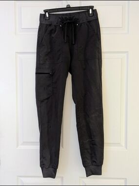 Scrubstar Women's Ultimate Stretch Twill Yoga Drawstring Cargo Jogger Scrub Pant